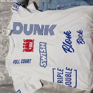 BOYS NBA Shirt 18-20 Brand New Tshirt Shirt Xl white tee